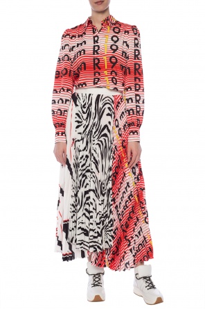Pleated skirt with stripes, zdjęcie 2 Pleated skirt with stripes od MSGM
